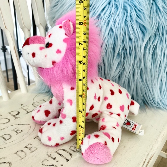 WEBKINZ Love Lion, Ganz, Stuffed Animal, Plush, Toy, Nice Condition, NO CODE - Picture 11 of 15